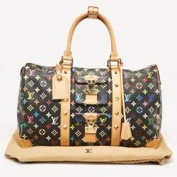 Louis Vuitton Black/Multicolor Monogram Canvas Keepall 45 Bag