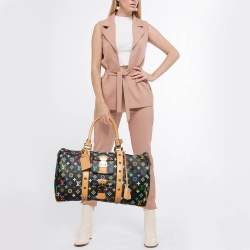 Louis Vuitton Black/Multicolor Monogram Canvas Keepall 45 Bag