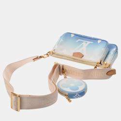 Louis Vuitton Blue/White Canvas Monogram Multi Pochette Accessoires Shoulder Bag