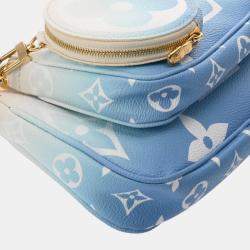 Louis Vuitton Blue/White Canvas Monogram Multi Pochette Accessoires Shoulder Bag