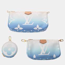 Louis Vuitton Blue/White Canvas Monogram Multi Pochette Accessoires Shoulder Bag