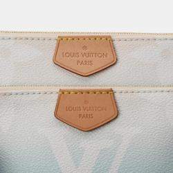 Louis Vuitton Blue/White Canvas Monogram Multi Pochette Accessoires Shoulder Bag