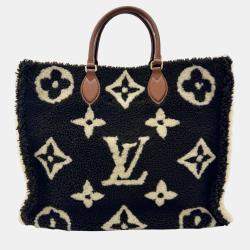 Louis Vuitton Dark Brown Monogram Teddy OnTheGo GM Tote Bag