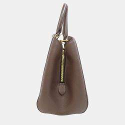 Pre Owned Louis Vuitton Earth Monogram Empreinte Montaigne MM Handbag
