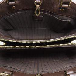 Pre Owned Louis Vuitton Earth Monogram Empreinte Montaigne MM Handbag