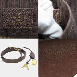 Pre Owned Louis Vuitton Earth Monogram Empreinte Montaigne MM Handbag