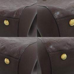 Pre Owned Louis Vuitton Earth Monogram Empreinte Montaigne MM Handbag
