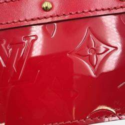 Louis Vuitton Red Monogram Vernis Trunk Clutch Shoulder Bag