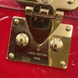 Louis Vuitton Red Monogram Vernis Trunk Clutch Shoulder Bag