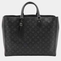 Pre Owned Louis Vuitton Monogram Eclipse Grand Sac Large Tote Bag