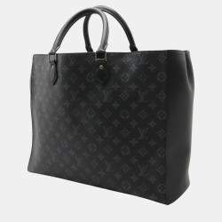 Pre Owned Louis Vuitton Monogram Eclipse Grand Sac Large Tote Bag