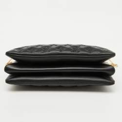 Louis Vuitton Black Monogram Embossed Leather Coussin MM Bag