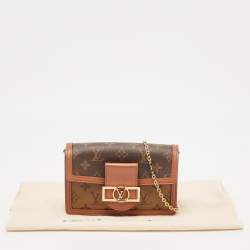 Louis Vuitton Monogram Reverse Canvas Dauphine Wallet on Chain