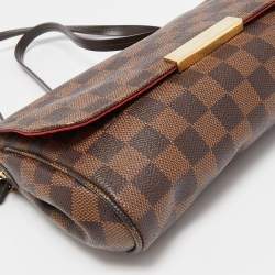 Louis Vuitton Damier Ebene Canvas Favorite MM Bag