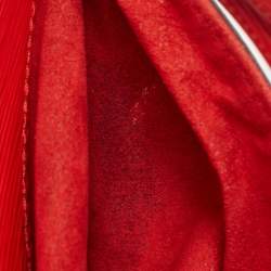 Louis Vuitton Coquelicot Epi Leather and Monogram Canvas Saint Michel Bag