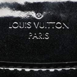 Pre Owned Louis Vuitton Black Magnetique Monogram Vernis Brea NM MM Bag