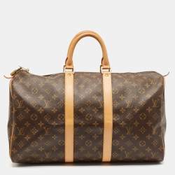 مملوكة مسبقًا Louis Vuitton Monogram Canvas Keepall 45 Bag