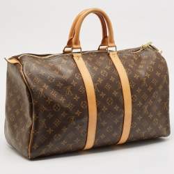 مملوكة مسبقًا Louis Vuitton Monogram Canvas Keepall 45 Bag