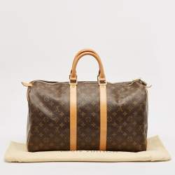 مملوكة مسبقًا Louis Vuitton Monogram Canvas Keepall 45 Bag