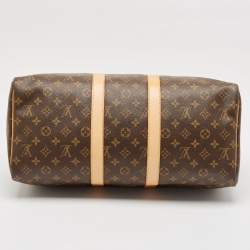 مملوكة مسبقًا Louis Vuitton Monogram Canvas Keepall 45 Bag
