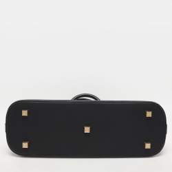 Pre Owned Louis Vuitton Encre Monogram Mini Lin Horizontal Alma Bag