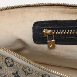 Pre Owned Louis Vuitton Encre Monogram Mini Lin Horizontal Alma Bag