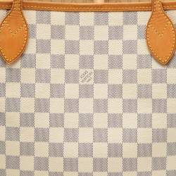 Louis Vuitton Damier Azur Canvas Neverfull MM Bag