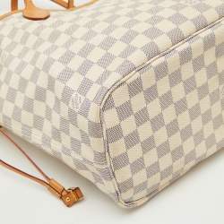 Louis Vuitton Damier Azur Canvas Neverfull MM Bag