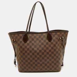 Louis Vuitton Damier Ebene Canvas Neverfull MM Bag