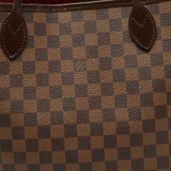 Louis Vuitton Damier Ebene Canvas Neverfull MM Bag
