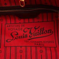 Louis Vuitton Damier Ebene Canvas Neverfull MM Bag