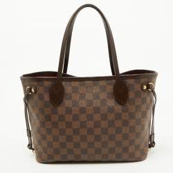 Louis Vuitton Damier Ebene Canvas Neverfull PM Bag
