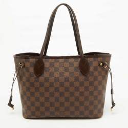 Louis Vuitton Damier Ebene Canvas Neverfull PM Bag