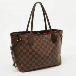 Louis Vuitton Damier Ebene Canvas Neverfull PM Bag