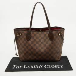 Louis Vuitton Damier Ebene Canvas Neverfull PM Bag