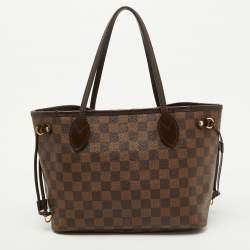 Louis Vuitton Damier Ebene Canvas Neverfull PM Bag