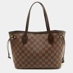 Louis Vuitton Damier Ebene Canvas Neverfull PM Bag