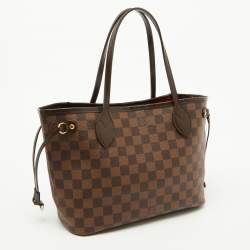 Louis Vuitton Damier Ebene Canvas Neverfull PM Bag