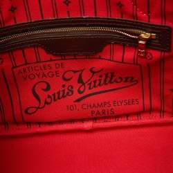 Louis Vuitton Damier Ebene Canvas Neverfull PM Bag