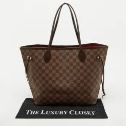 Louis Vuitton Damier Ebene Canvas Neverfull MM Bag