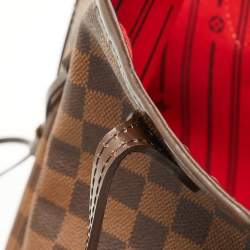 Louis Vuitton Damier Ebene Canvas Neverfull MM Bag