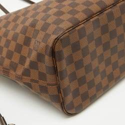 Louis Vuitton Damier Ebene Canvas Neverfull MM Bag