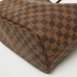 Louis Vuitton Damier Ebene Canvas Neverfull MM Bag