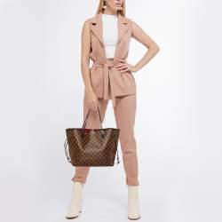 Louis Vuitton Damier Ebene Canvas Neverfull MM Bag