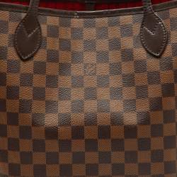 Louis Vuitton Damier Ebene Canvas Neverfull MM Bag