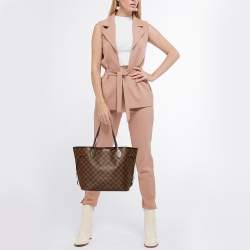 Louis Vuitton Damier Ebene Canvas Neverfull MM Bag