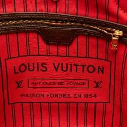 Louis Vuitton Damier Ebene Canvas Neverfull MM Bag