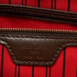 Louis Vuitton Damier Ebene Canvas Neverfull MM Bag
