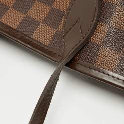 Louis Vuitton Damier Ebene Canvas Neverfull MM Bag