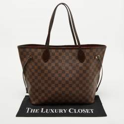 Louis Vuitton Damier Ebene Canvas Neverfull MM Bag